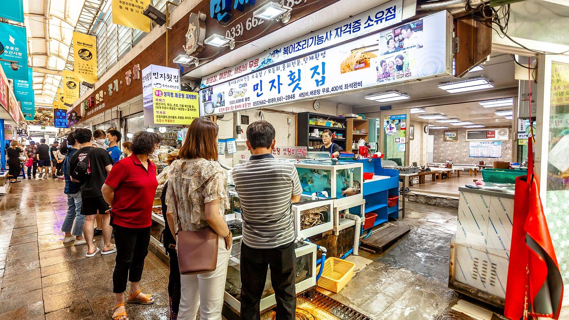 江陵注文津水産市場