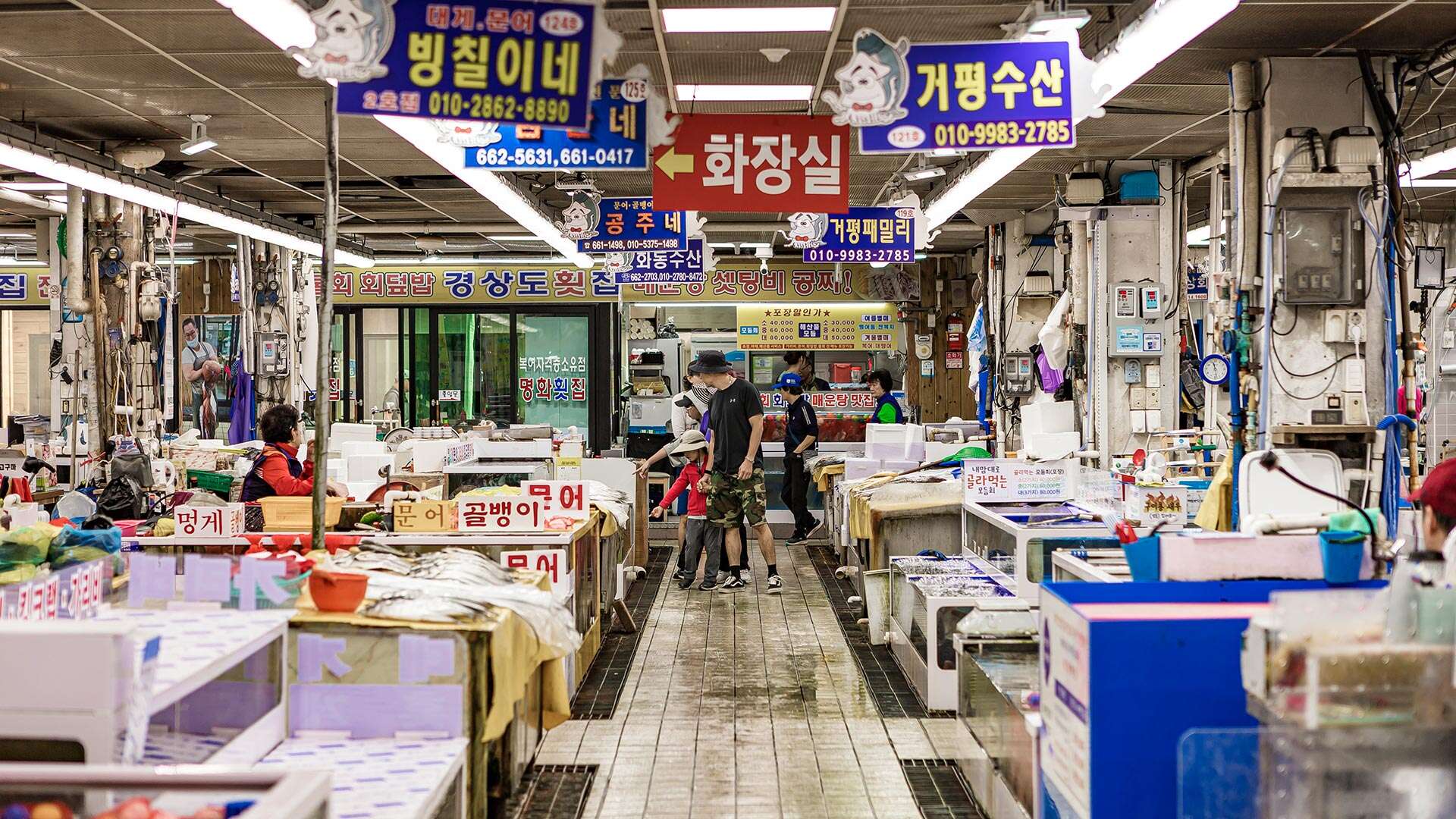 江陵注文津水産市場