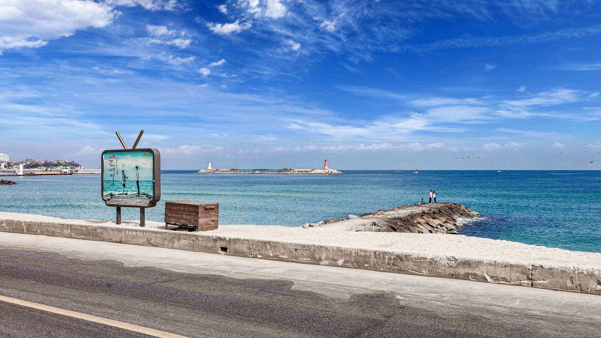 ガーディアン01の撮影現場を楽しむ人々