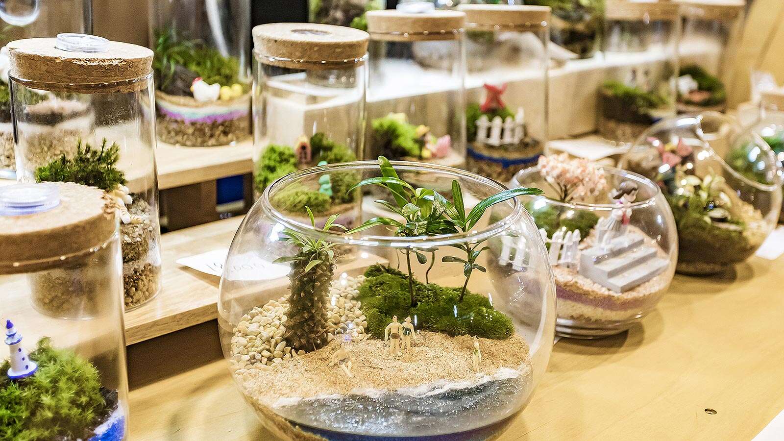 월화거리공원 야시장 판매대 상품