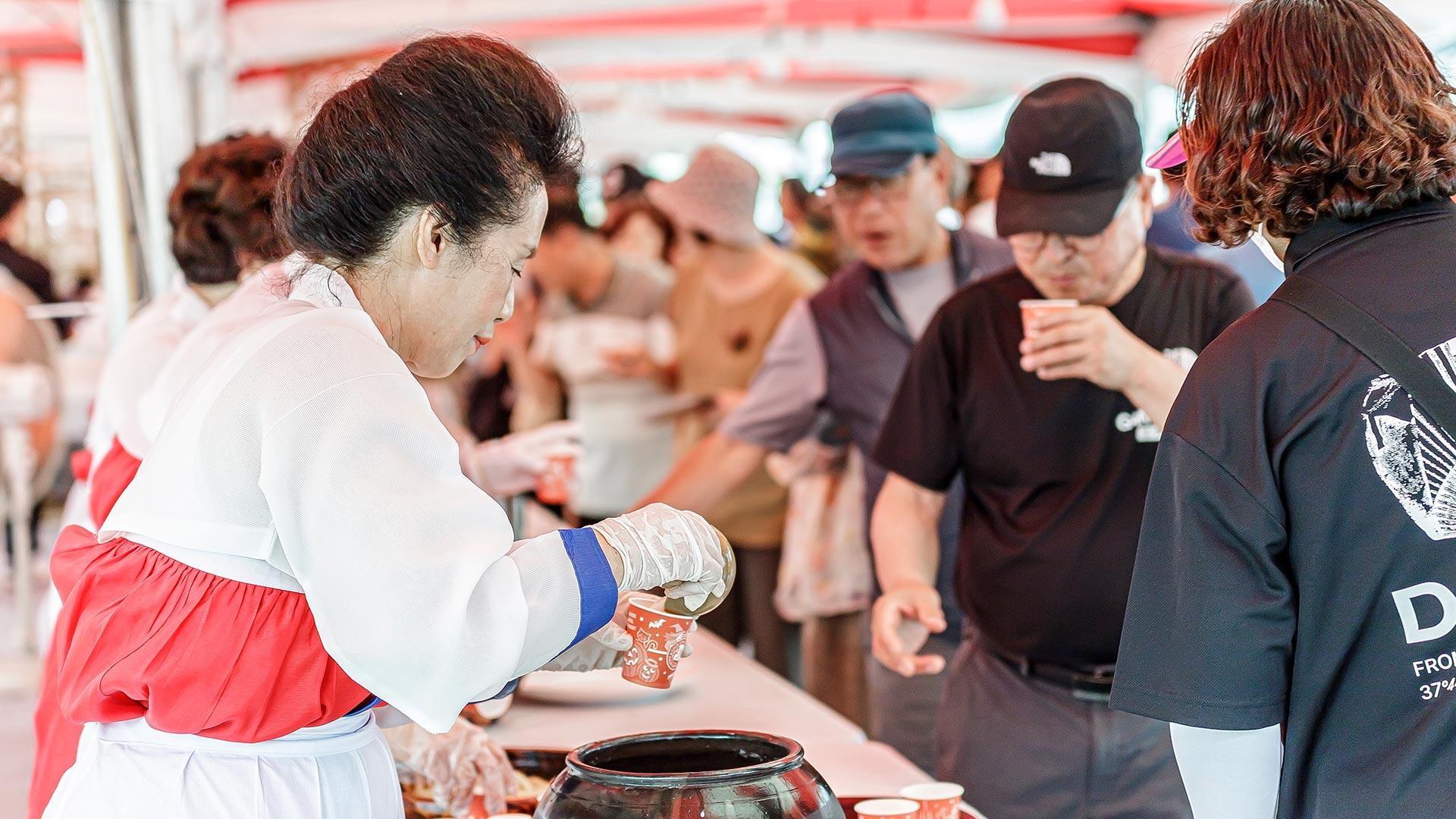 江陵端午祭祭り 端午祭試食会