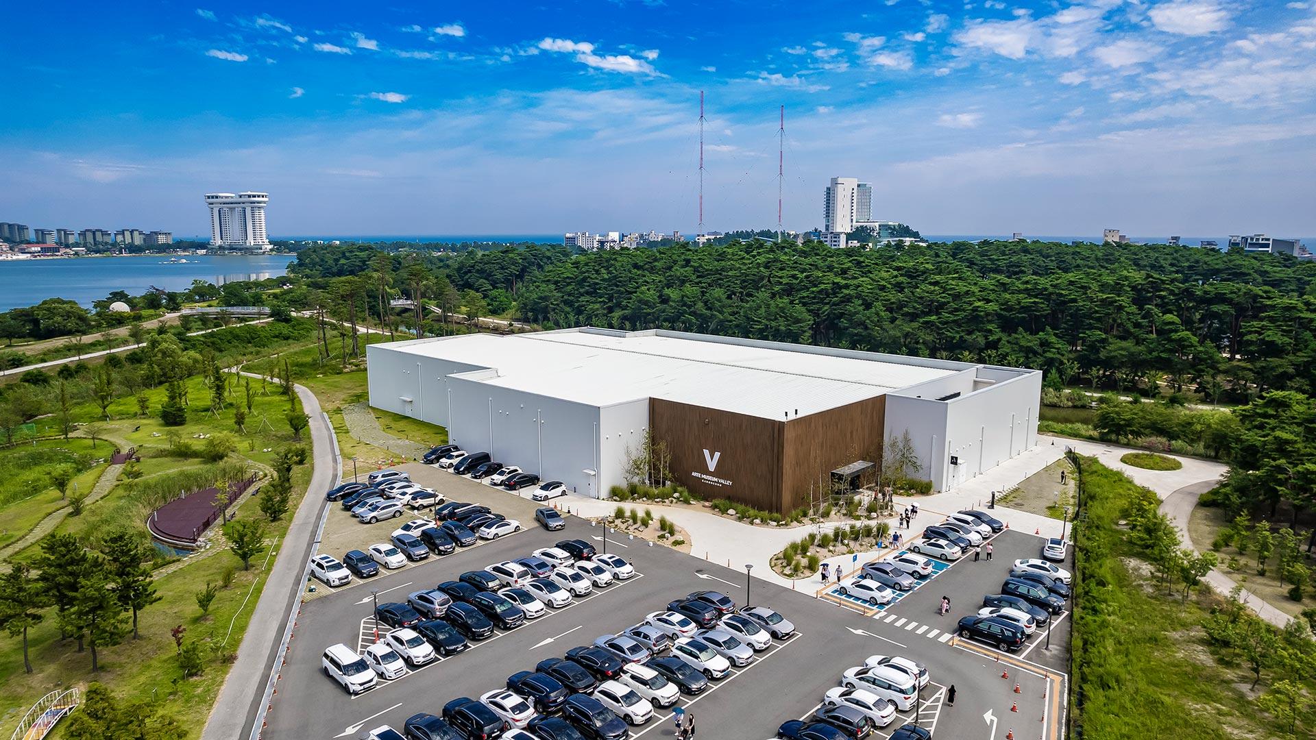 上から見たアルテ美術館