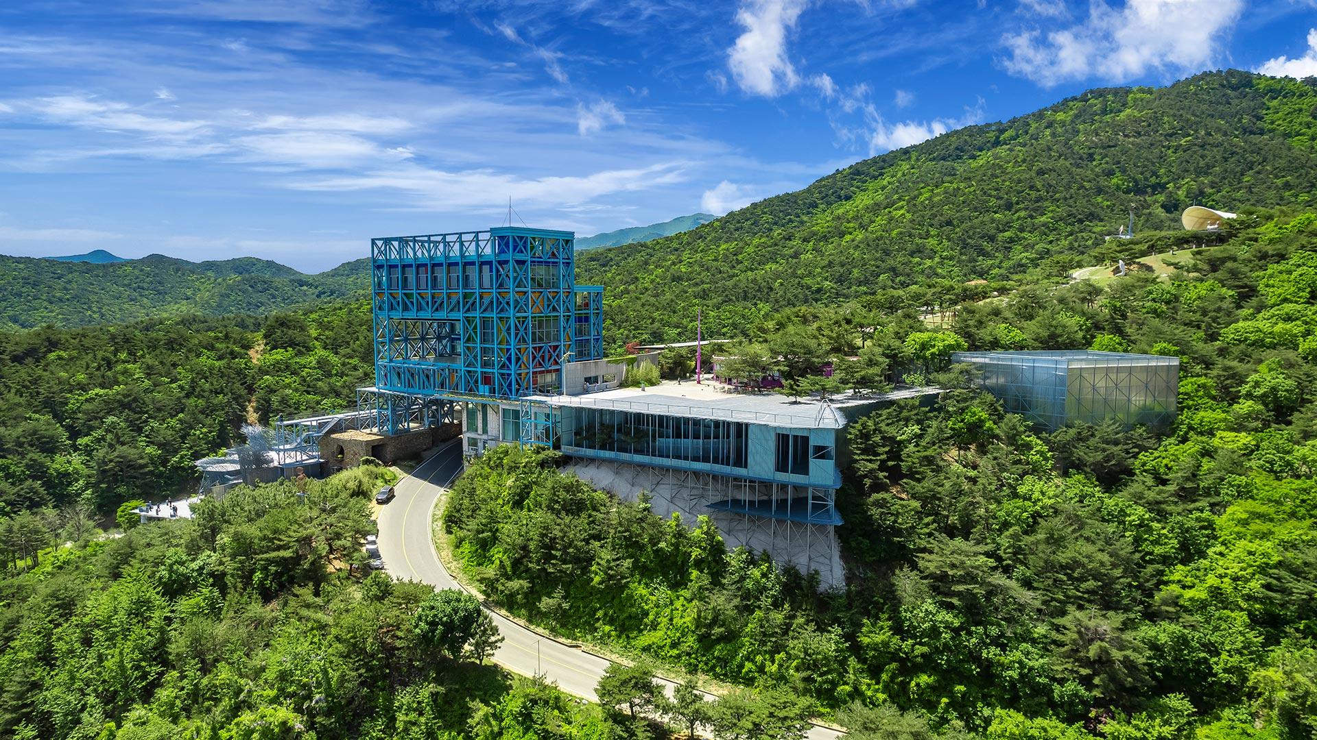 上空から見たハスラアートワールド