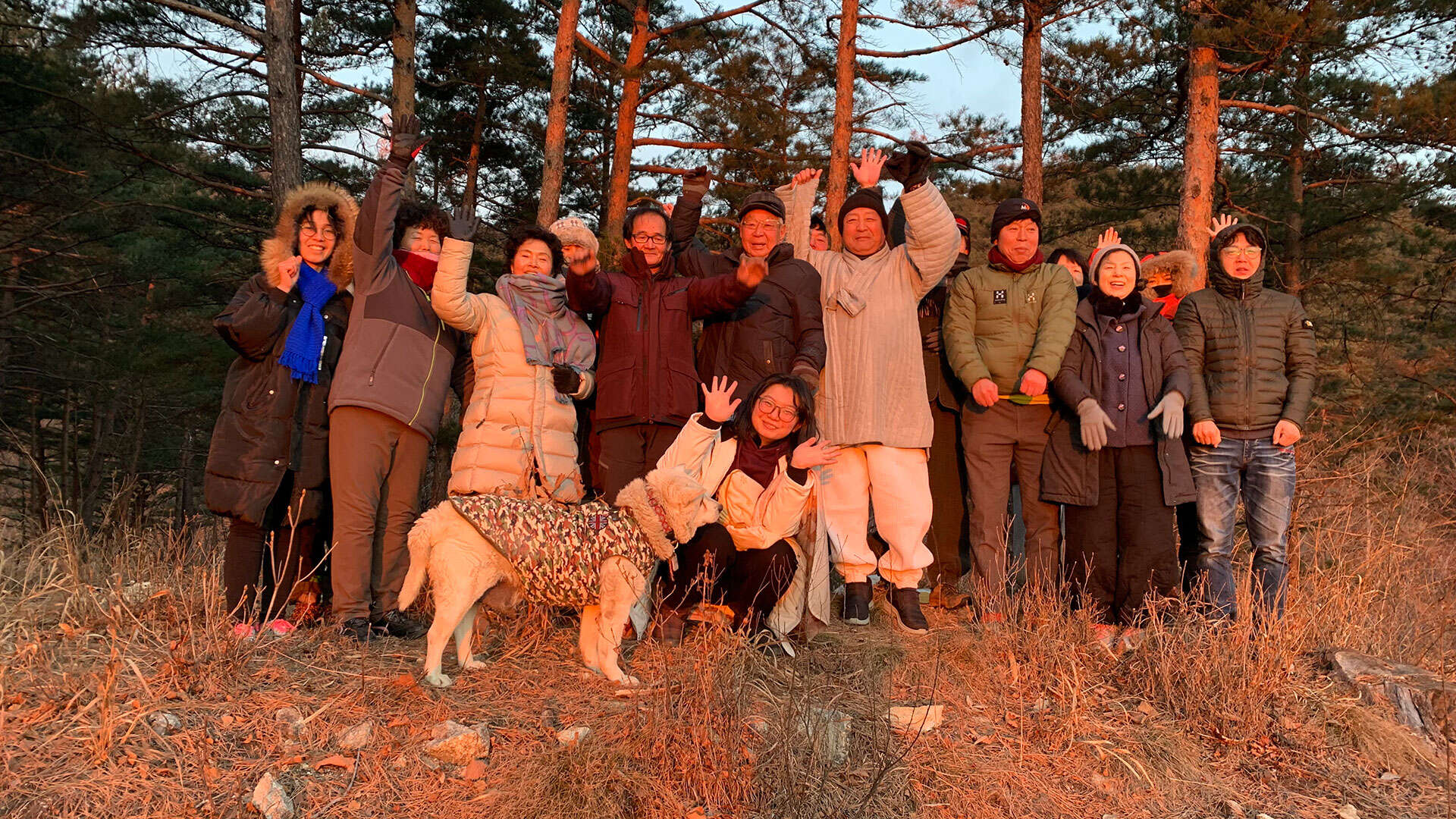 龙渊寺寺庙第一日出